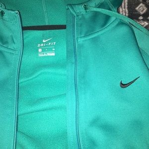 blue nike hoodie